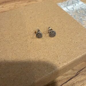 Elegant Celtic Sterling Silver Stud Earrings